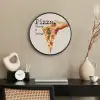 Pizza - Kaas - Pepperoni Fotolijst rond zonder passe partout klein -sfeer1