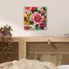 Bloemen - Kleurrijk - Roze aluminium wit klein -sfeer3