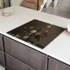 Bloemen in een Wan-Li vaas en schelpen - Schilderij van Balthasar van der Ast Inductie beschermer vinyl 3mm middel -sfeer8