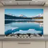 Landschap - Winter - Meer - Bergen - Uitzicht - IJs keuken achterwand spatscherm klein -3d_website
