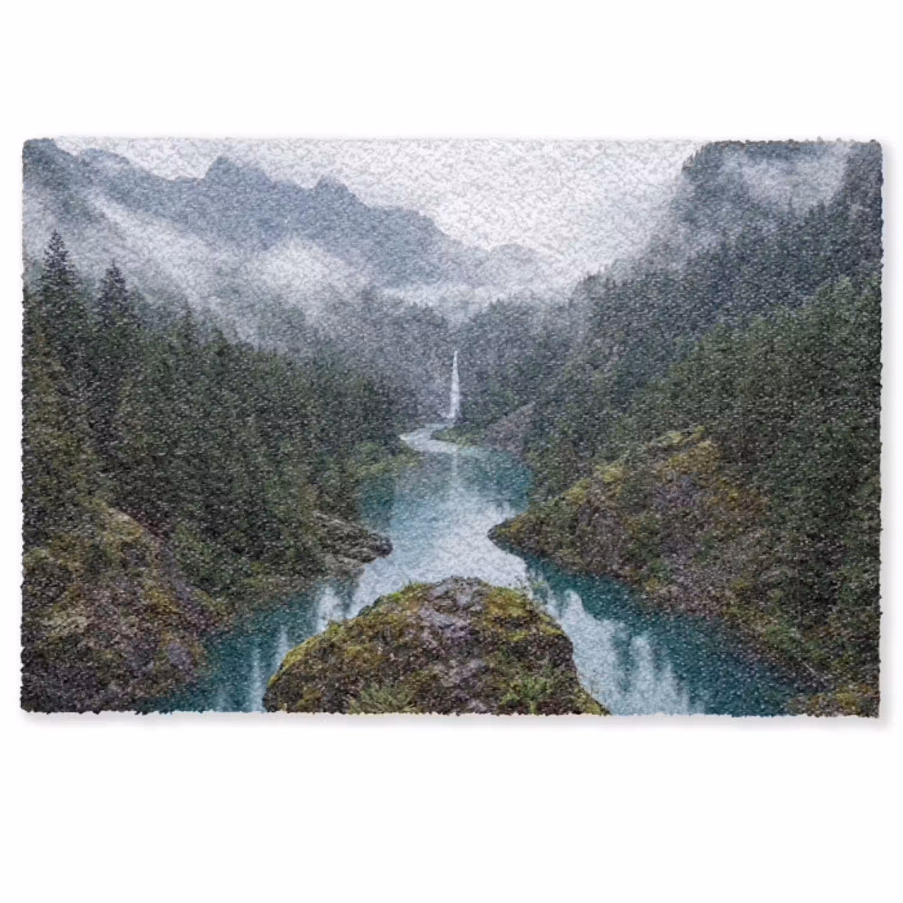 Waterval - Bomen - Bergen Deurmat klein -zkaufland3d