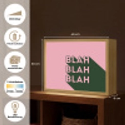 Tekst - Grafisch - Groen - Schaduw Light Box met batterij (Wandlamp) middel -USP_websiteoverzichtDE