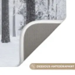 Bos - Sneeuw - Pad - Winter - Stilte Badmat klein -USP_AntislipFR