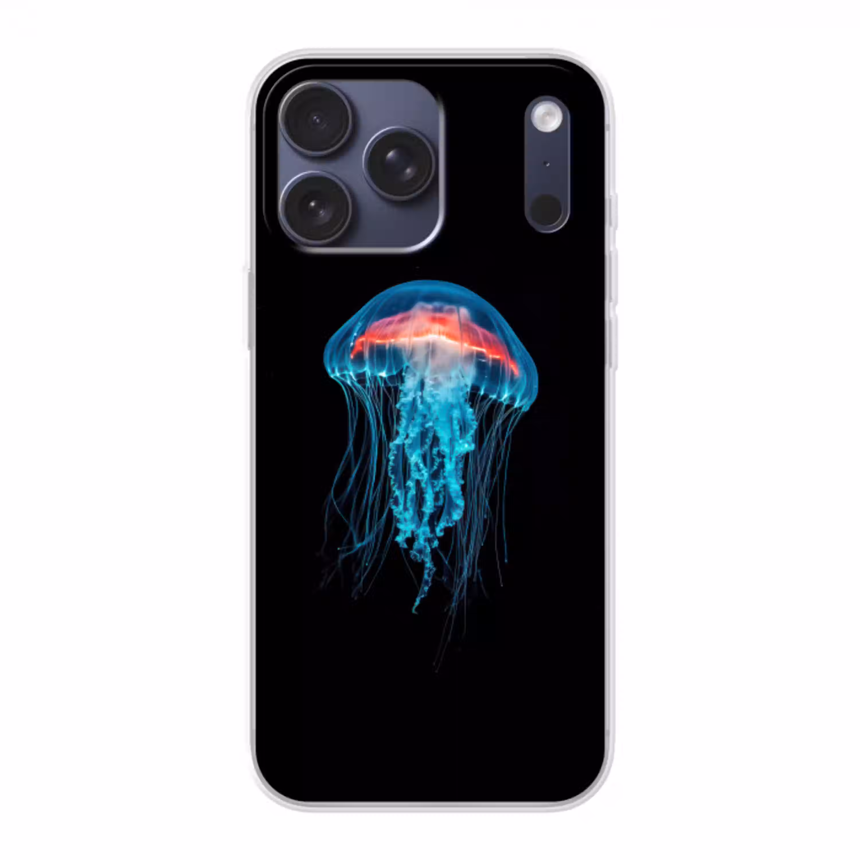 Kwal - Tentakels - Blauw - Licht Telefoonhoesje iPhone 17 Pro Max klein -3d