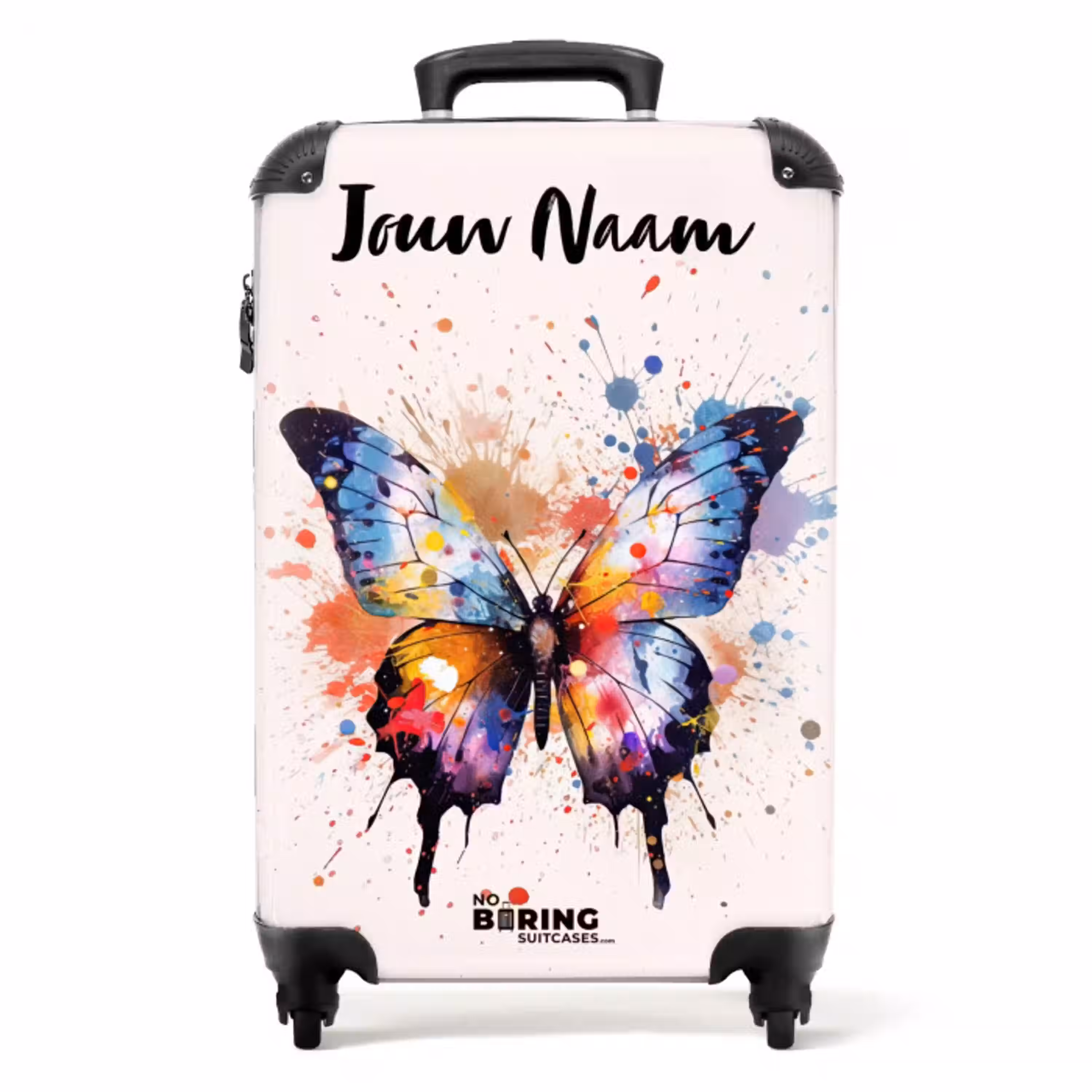 Vlinderexplosie NBS - Handbagage koffer - Kinderen Unisex middel -productfoto_recht