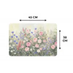 Bloemen - Tuin - Natuur - Kleurrijk Placemat vinyl groot -specs