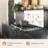 Bloemen - Pastel -  Planten - Wit keuken achterwand 2 middel -usp_ES
