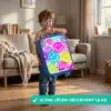 Kleurrijke glimlachexplosie Kinderkoffer - Blauw klein -sfeer2_FR