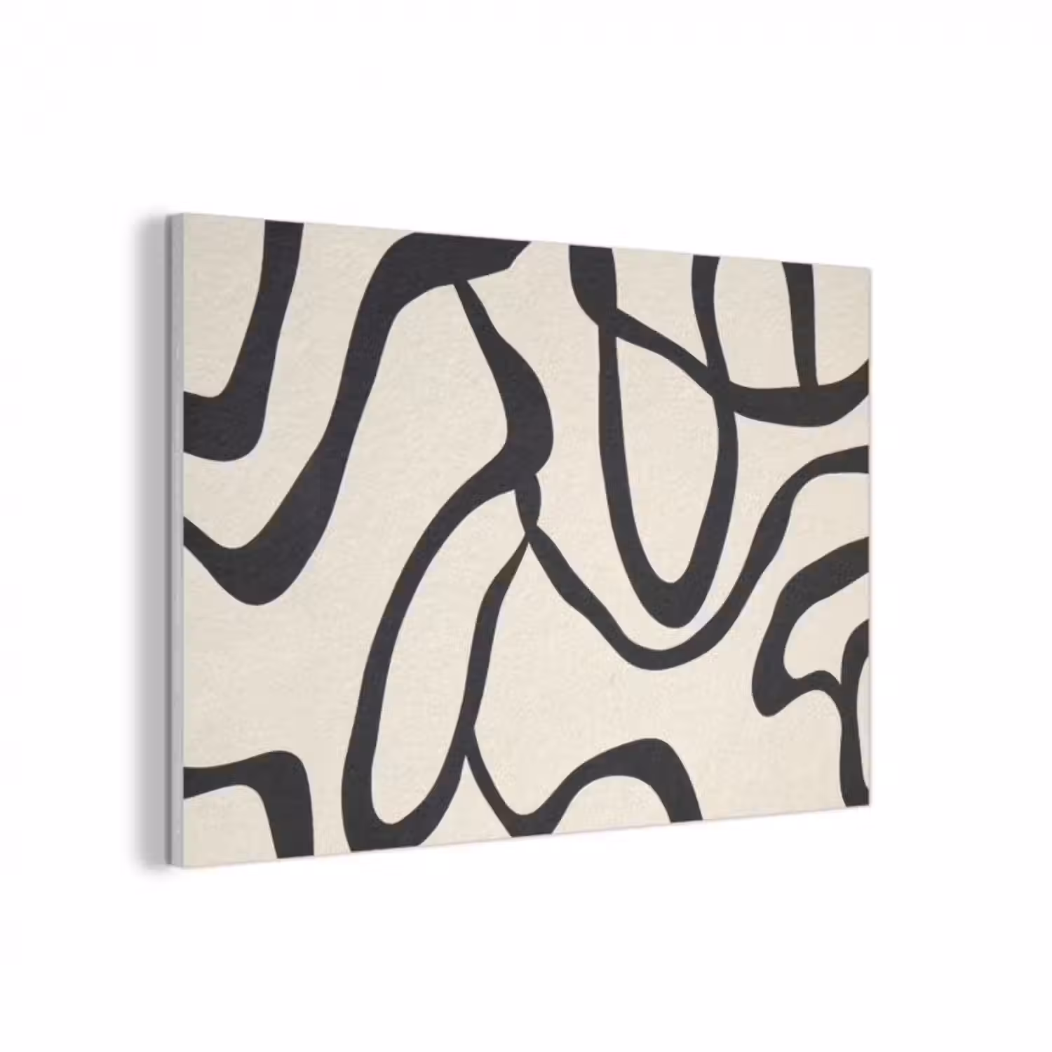 Akustikbild - Abstrakt - Linien - Modern - Beige