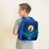 Nachtelijke Vlucht over het Woud Kinderrugzak - Blauw middel -sfeer2