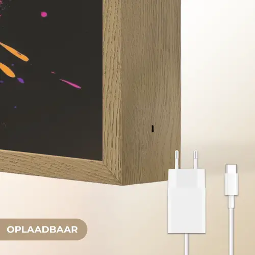 Aap - Verf - Neon - Kleur Light Box met batterij (Wandlamp) middel -USP_websiteoplaadbaarNL