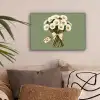 Lint - Boeket - Groen - Quote canvas 2cm klein -sfeer1