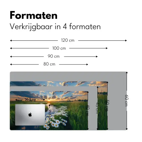 Beekje - Landschap - Margriet Muismat XXL klein -sfeer5