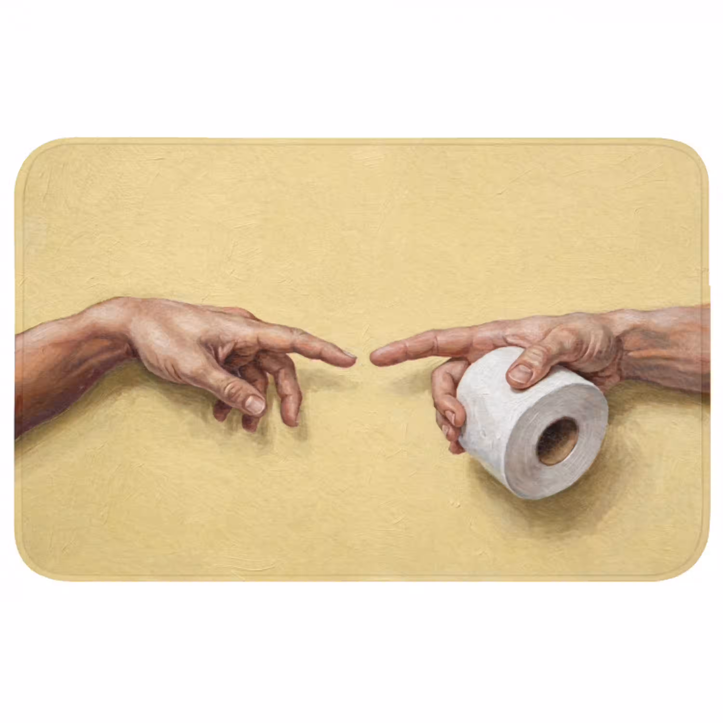 Klassiek - Kunst - Humor Badmat middel -3d