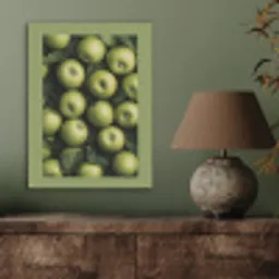 Appels - Groen - bladeren PET vilt klein -sfeer2