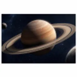 Planeten - Saturnus - Ruimte poster papier klein -3d