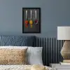 Specerijen - Lepels - Tafel - Rustiek - Kruiden fotolijst zwart zonder passe partout klein -sfeer3