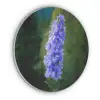 Bloemen - Blauw - Dennenboom Akoestische PET Vilt - Rond klein -3d