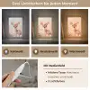 Hertje - Illustratie - Bloemen - Roze Light Box met kabel klein -USP_lichtkleurDE