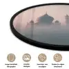 Moskee - Minaretten - mist - Islamitisch Fotolijst rond zonder passe partout klein -closeup_NL