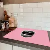 Mond - BLAH BLAH - Roze Inductie beschermer vinyl 3mm klein -sfeer3