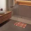 Geometrisch - Bloemen - Kleurrijk Badmat klein 997 -sfeer2