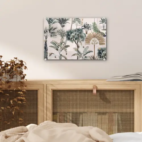 Tropisch - Bomen - Bladeren - Jungle plexiglas 5mm klein -sfeer4