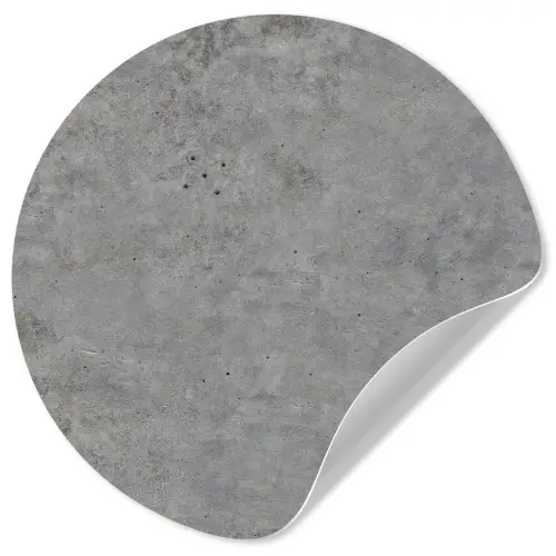 Beton - Industrieel - Patronen Wandcirkel behangsticker klein 186 -3d