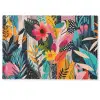 Schilderij - Abstract - Bloemen - Roze Deurmat klein -zkaufland3d