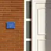 Kobaltblauw - Sierlijk Naambord Rechthoek middel -sfeer3-rechthoek-S