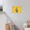 Cactus - Groen - Minimalistisch tuinposter los doek klein -sfeer8
