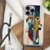 Geometrisch - Strakke vormen - Kleurrijk Hoesje iPhone 16 Pro Max met koord klein -sfeer4