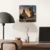 Tempel - Zonsondergang - Boeddha beelden - Buddha plexiglas 5mm klein -sfeer6