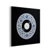Vinyl - LP - Delfts Blauw - Muziek aluminium wit klein -3d