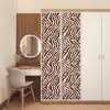Zebra - Patroon - Zwart - Wit deurposter klein 289 -sfeer3