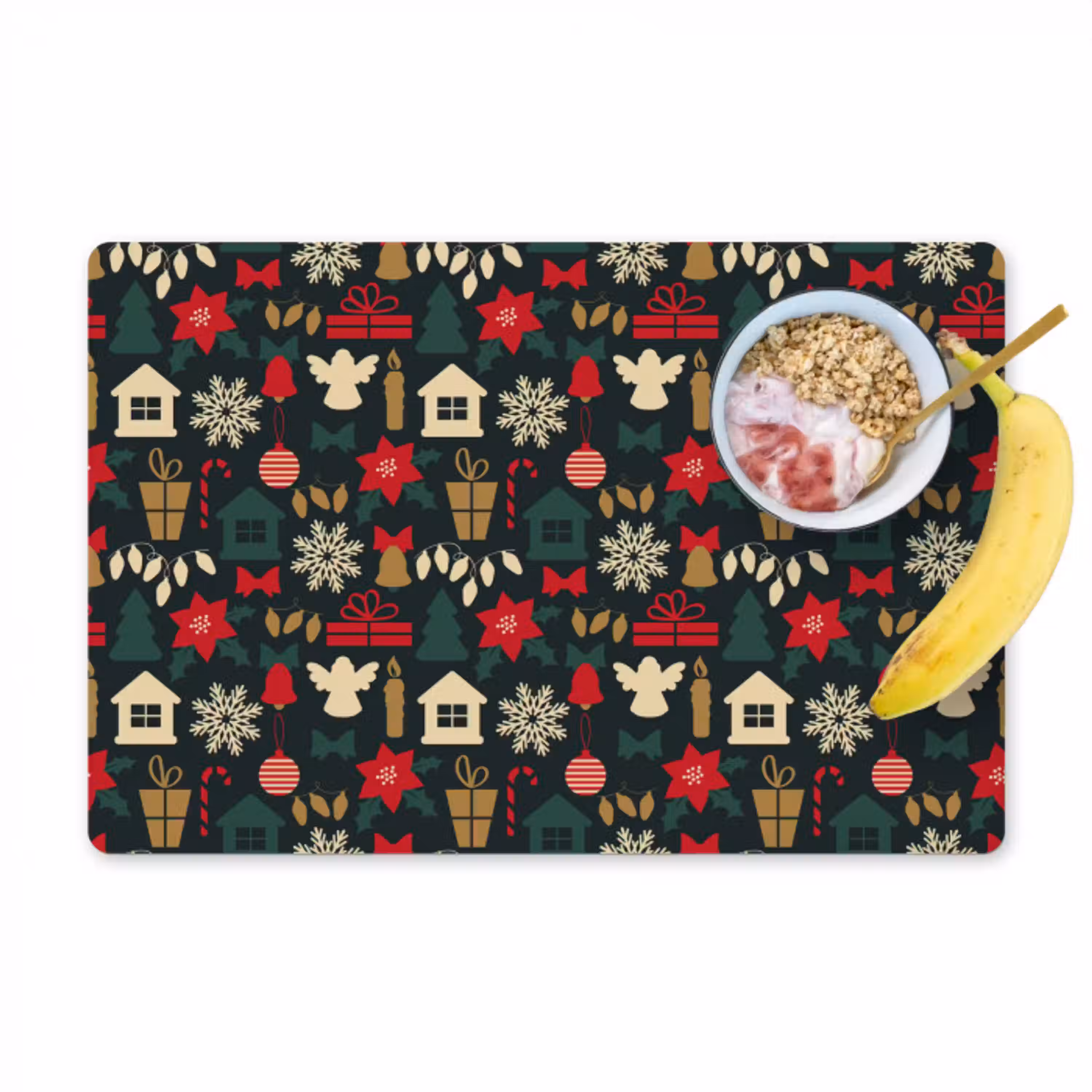 Patroon - Kerst - Symbolen Placemat vinyl groot 368 -zzzproduct_Kitchenyeah-website