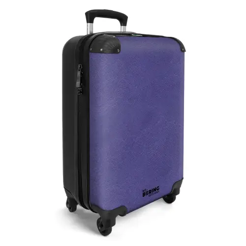 Lederen look paars NBS - Handbagage koffer - Volwassenen Unisex middel -productfoto_3d