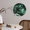 Jungle - Bladeren - Tropisch - Planten - Natuur Wandcirkel behangsticker klein -sfeer3