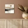 Minimalistisch - Landschap - Dimensie aluminium wit klein -sfeer4