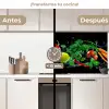 Groente - Splash - Zwart keuken achterwand 2 middel -voor-na2_ES