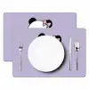Dansende panda - Paars - Sierlijk - Kawaii Placemat vinyl groot -zzsfeer2_Kitchenyeah-website