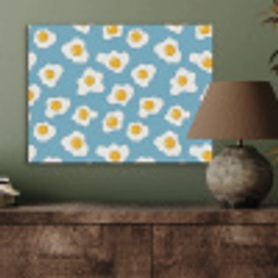 Eieren - Dooiers - Blauw PET vilt klein 837 -sfeer2