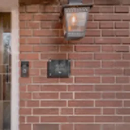 Donker hout - Sierlijk Naambord Rechthoek middel -sfeer7-rechthoek-S