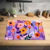 Bloemen - Kleurrijk - Bladeren Inductie beschermer vinyl 3mm klein -sfeer5