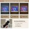 Neon - Strepen - Abstract - Blauw - Roze Light Box met batterij (Wandlamp kind) middel -USP_lichtkleurNL