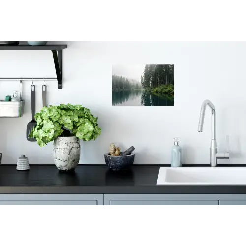 Bergen - Meer - Bos Muursticker klein -keuken