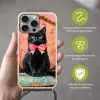 Kat - Roze - Stoel met bloemenmotief Hoesje iPhone 16 Pro Max met koord klein -sfeer2_NL
