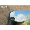 Grasveld - Eieren - Bloemen Placemat vinyl groot -closeup