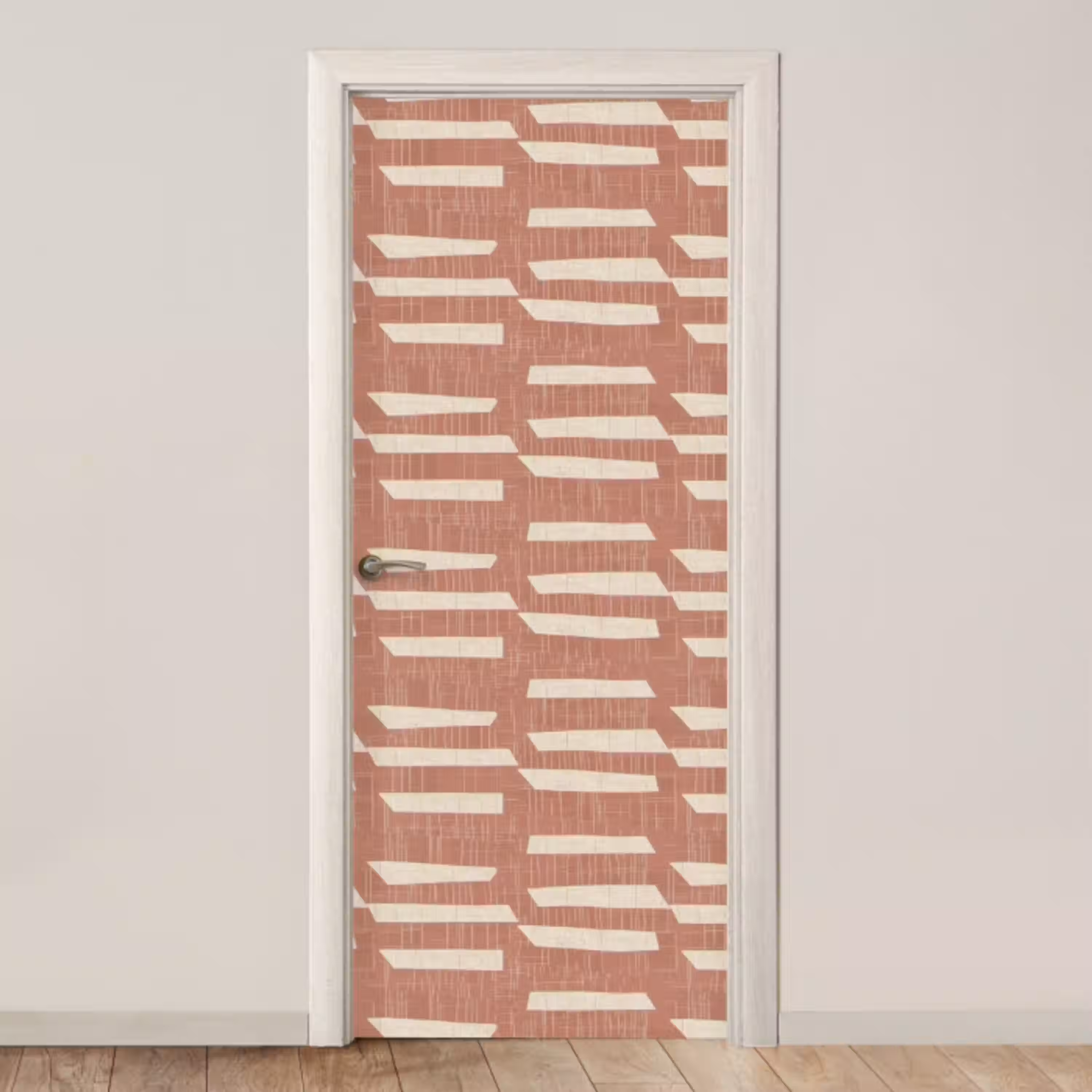 Terracotta - Abstract - Textuur - Patroon deurposter klein 289 -3d_beige