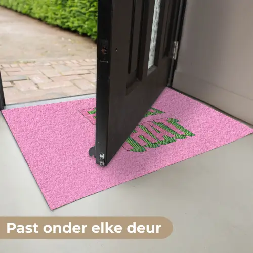 Tekst - Bold - Roze Deurmat klein -USP_NL